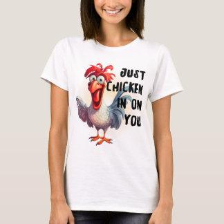 Gewoon kip op je t-shirt