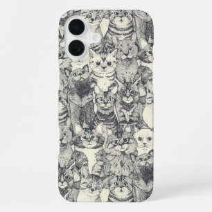 Gewoon kittens strijken iPhone 16 plus hoesje