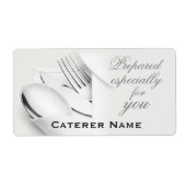 Gewoon klassieke catering labels (Voorkant)