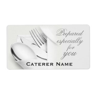 Gewoon klassieke catering labels