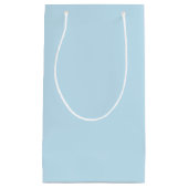 Gewoon kleur stevig, troebel, lichtblauw klein cadeauzakje (Voorkant)