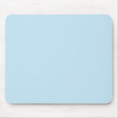 Gewoon kleur stevig, troebel, lichtblauw muismat (Voorkant)