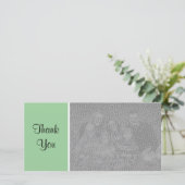 Gewoon kleuren II - Dank u - Faded Groen Bedankkaart (Staand voorkant)