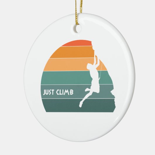 Gewoon klimmen keramisch ornament (Links)