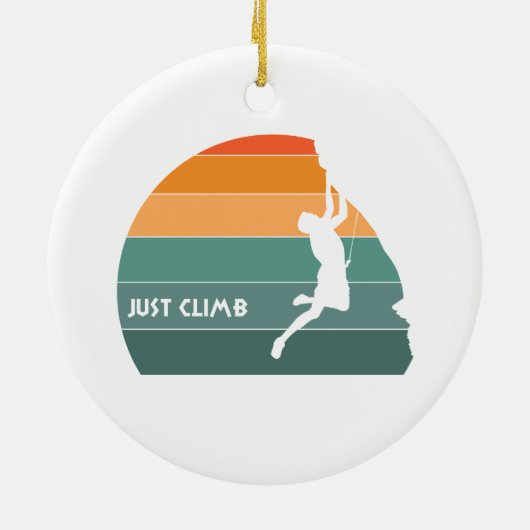 Gewoon klimmen keramisch ornament (Achterkant)