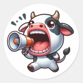 Gewoon Koe Ronde Sticker