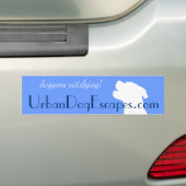 Gewoon kop, wit, doorweekt bevredigend! bumpersticker (Op auto)