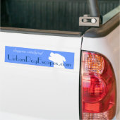 Gewoon kop, wit, doorweekt bevredigend! bumpersticker (Op Truck)
