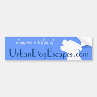Gewoon kop, wit, doorweekt bevredigend! bumpersticker