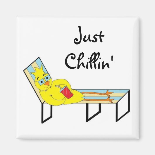 Gewoon kuikens koelen magneet (Voorkant)