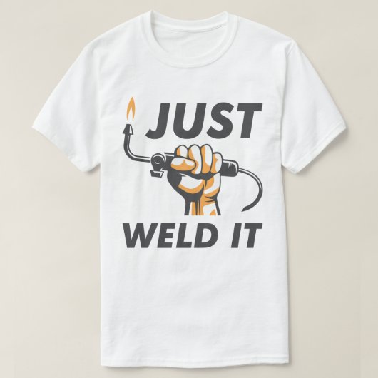 Gewoon lassen. t-shirt (Design voorkant)