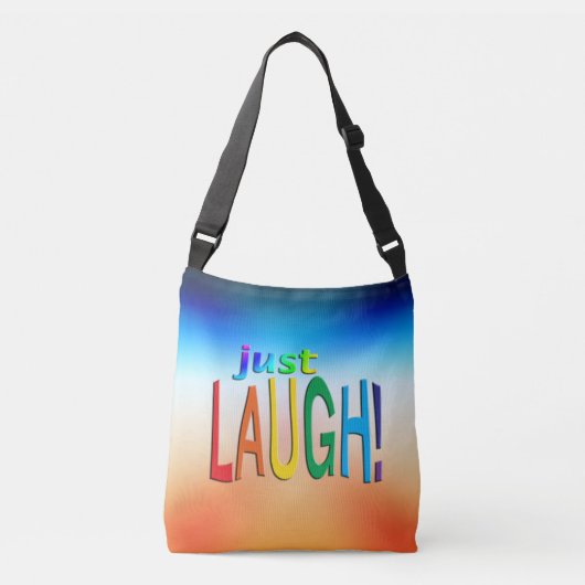 Gewoon Laugh Crossbody Tas (Voorkant)