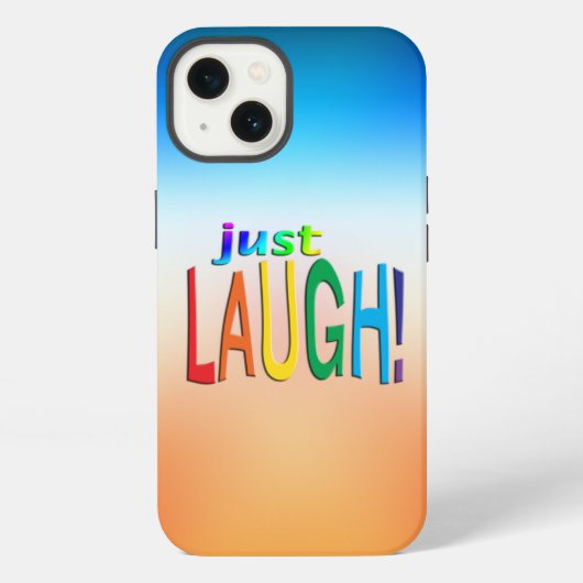 Gewoon Laugh iPhone Hoesje (Achterkant)