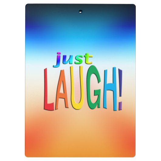 Gewoon Laugh Klembord (Achterkant)