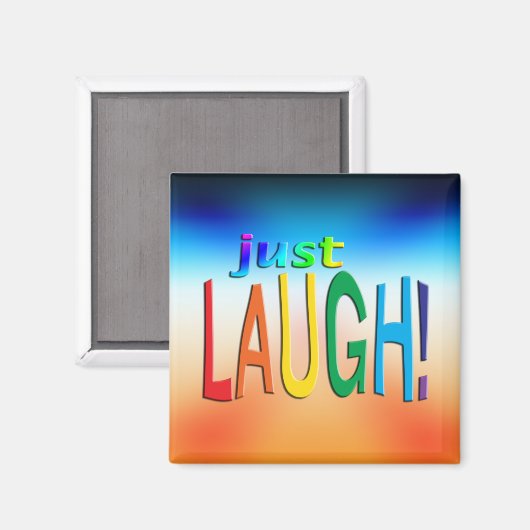 Gewoon Laugh Magneet (Voorkant / Achterkant)