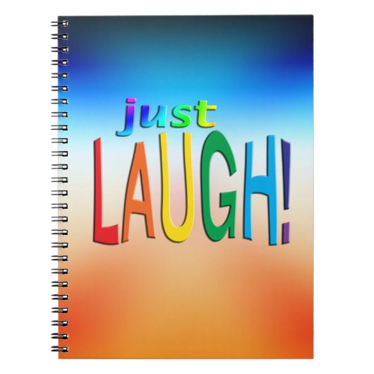 Gewoon Laugh Notitieboek (Voorkant)