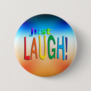 Gewoon Laugh Ronde Button 5,7 Cm