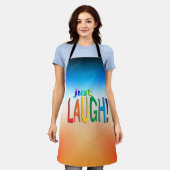 Gewoon Laugh Schort (Gedragen)