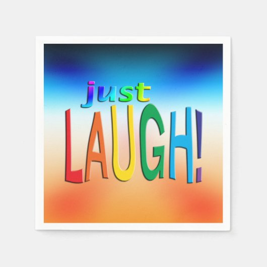 Gewoon Laugh Servet (Voorkant)