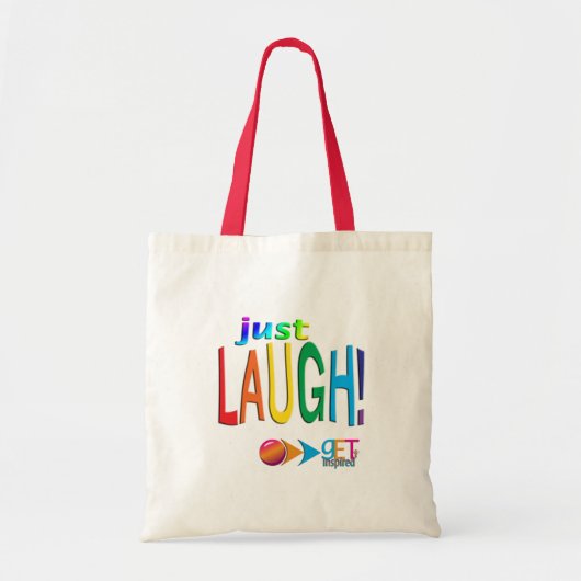 Gewoon Laugh Tote Bag (Voorkant)