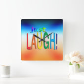 Gewoon Laugh Vierkante Klok (Huis)