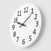 Gewoon lege genummerde klok om uw eigen, doe-het-z (Hoek)