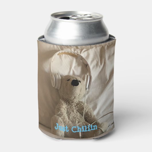 Gewoon lekker chillen blikjeskoeler (Blikje Voorkant)