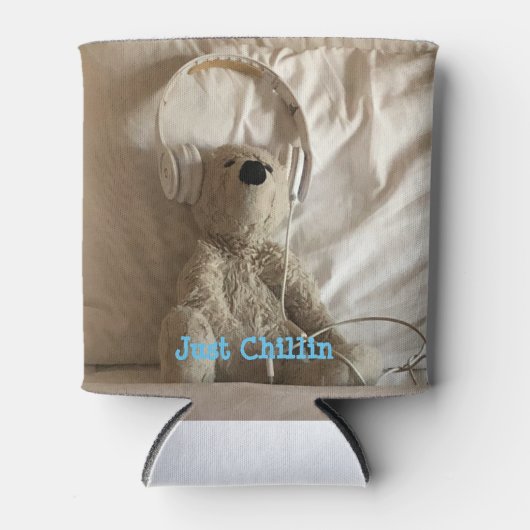 Gewoon lekker chillen blikjeskoeler (Voorkant)