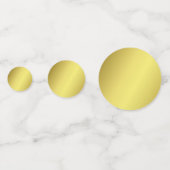 Gewoon leuk, helder en Elegant Gold Confetti (Voorkanten)