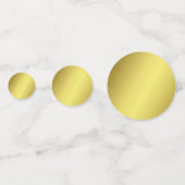 Gewoon leuk, helder en Elegant Gold Confetti (Achterkanten)