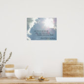 Gewoon leven is niet genoeg. poster (Keuken)