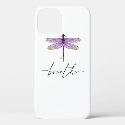 Gewoon Libelle Tattoo ontwerp Paardenbloem Adem Me Case-Mate iPhone Case (Achterkant)