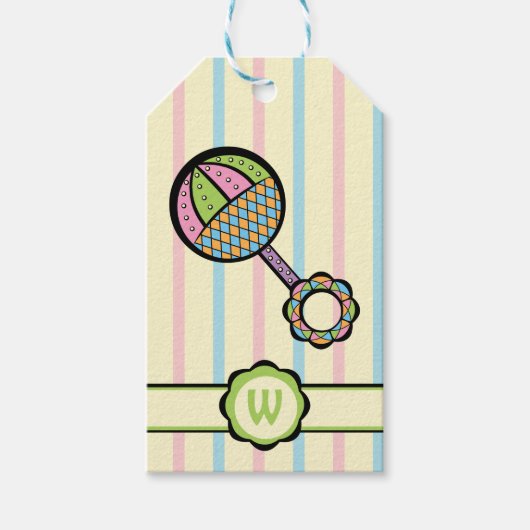 Gewoon lief rammelaar cadeau Label Cadeaulabel (Voorkant)