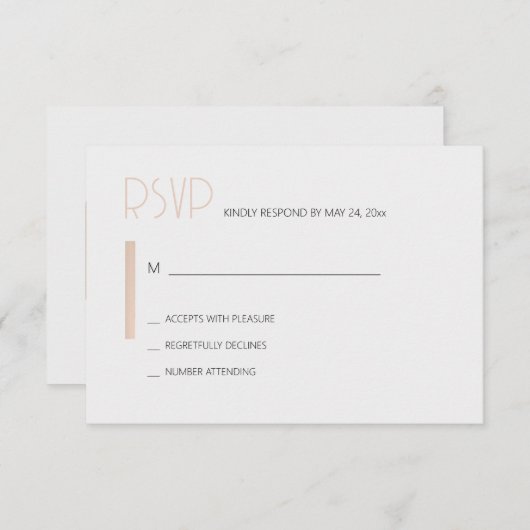 Gewoon Lief RSVP (Voorkant / Achterkant)