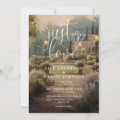 Gewoon Lief Rustieke Tuin Bruiloft QR Code Kaart (Voorkant)