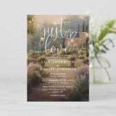 Gewoon Lief Rustieke Tuin Bruiloft QR Code Kaart (Staand voorkant)
