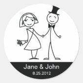 Gewoon liefde bruiloft label (Voorkant)