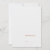 Gewoon liefde foto bruiloft uitnodiging (Achterkant)