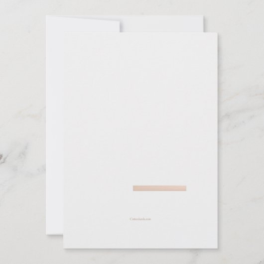 Gewoon liefde foto bruiloft uitnodiging (Achterkant)