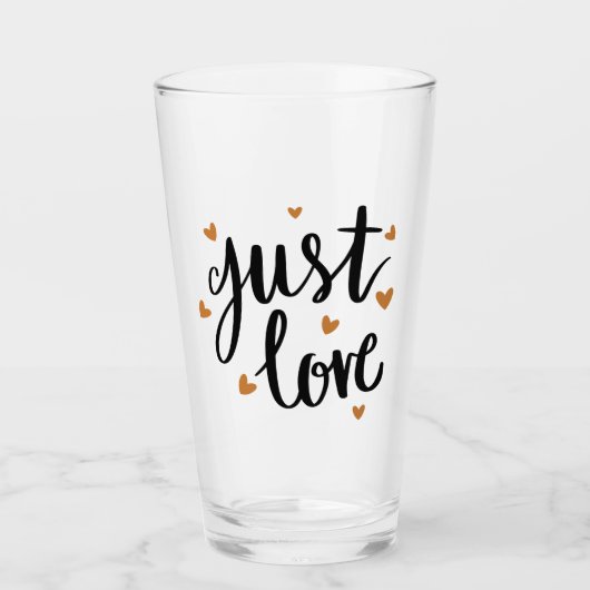 Gewoon liefde glas (Voorkant)