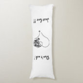 Gewoon liefde!!! lichaamskussen (Voorkant Verticaal)