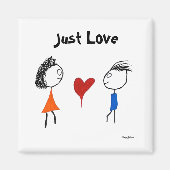 Gewoon liefde magneet (Voorkant)