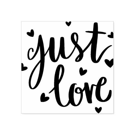 Gewoon liefde rubberstempel (Afrduk)