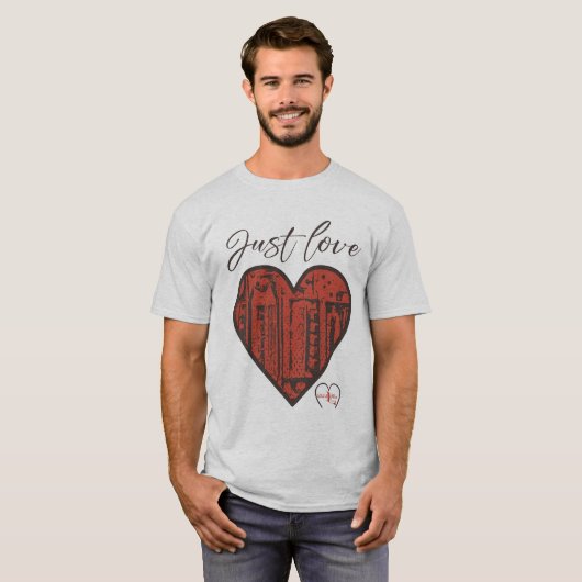 Gewoon liefde t-shirt (Voorkant volledig)
