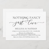 Gewoon liefdesfeest, weddenschappen kaart (Voorkant / Achterkant)