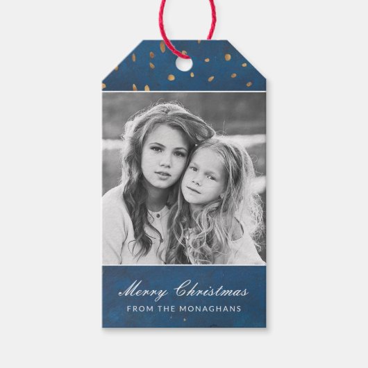 Gewoon liefhebben | Blauw Cadeaulabel (Voorkant)