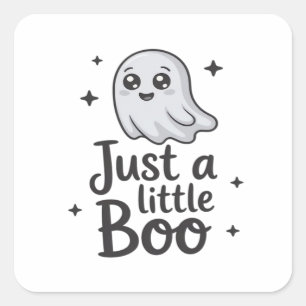 Gewoon Lieve Boo Grappig Ontwerp Vierkante Sticker