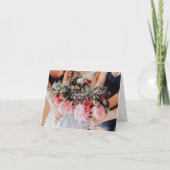 Gewoon lieve pioenrozen bruiloft douche cadeau Kaa Kaart (Voorkant)