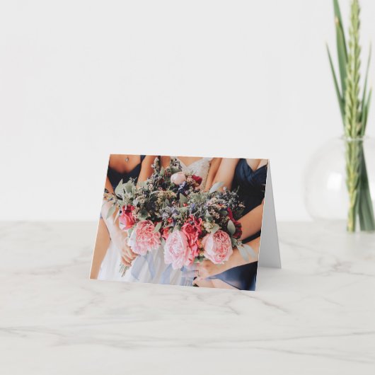 Gewoon lieve pioenrozen bruiloft douche cadeau Kaa Kaart (Voorkant)