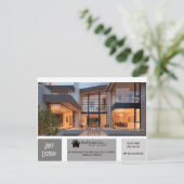 GEWOON LIJST MET 3 grijswaarden van de schaduw van Briefkaart (Staand voorkant)